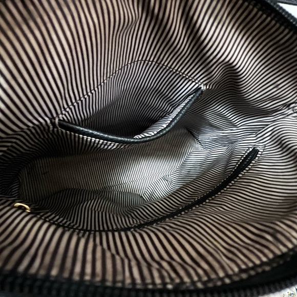 Vegan Leather Crossbody Bag with Fringe Tassels - Picture 5 of 5